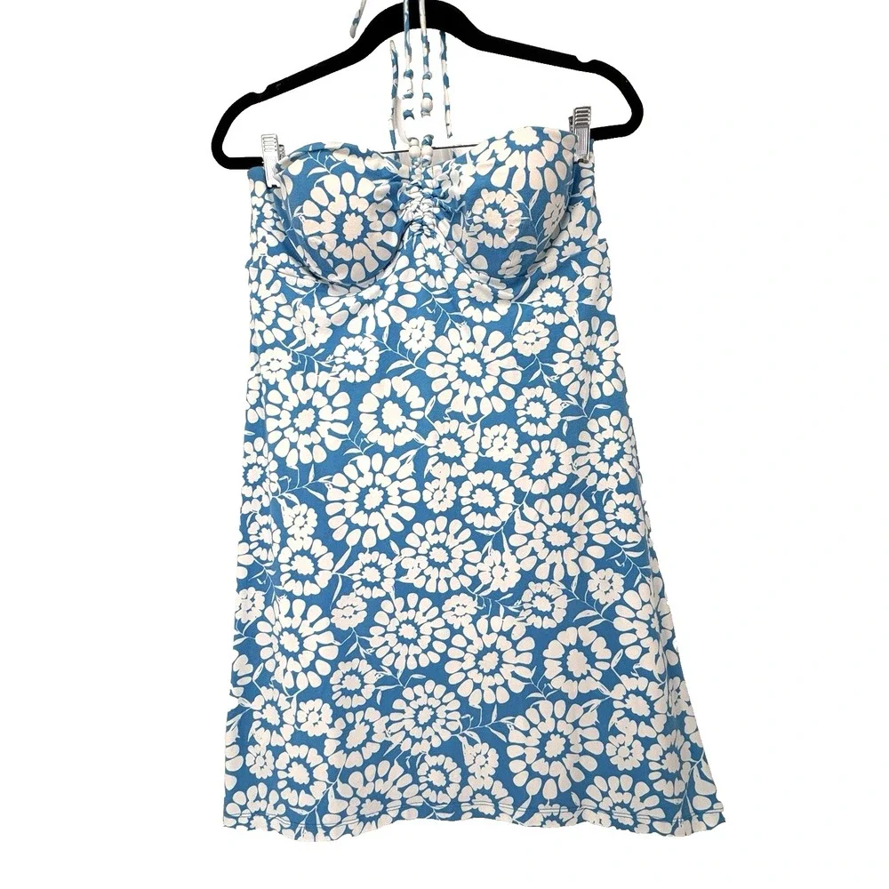 Tommy Bahama | Dresses | Tommy Bahama Halter Dress Large Blue Negril  Tropical Supima Beach Resort | Poshmark
